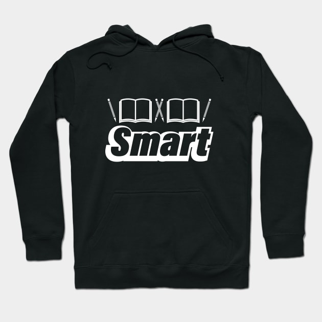 Smart design for readers and writers. Hoodie by BL4CK&WH1TE 